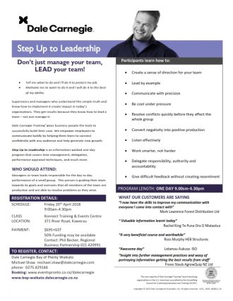 Step Up To Leadership