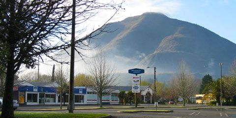 Kawerau is nestled at the foot of Putauaki